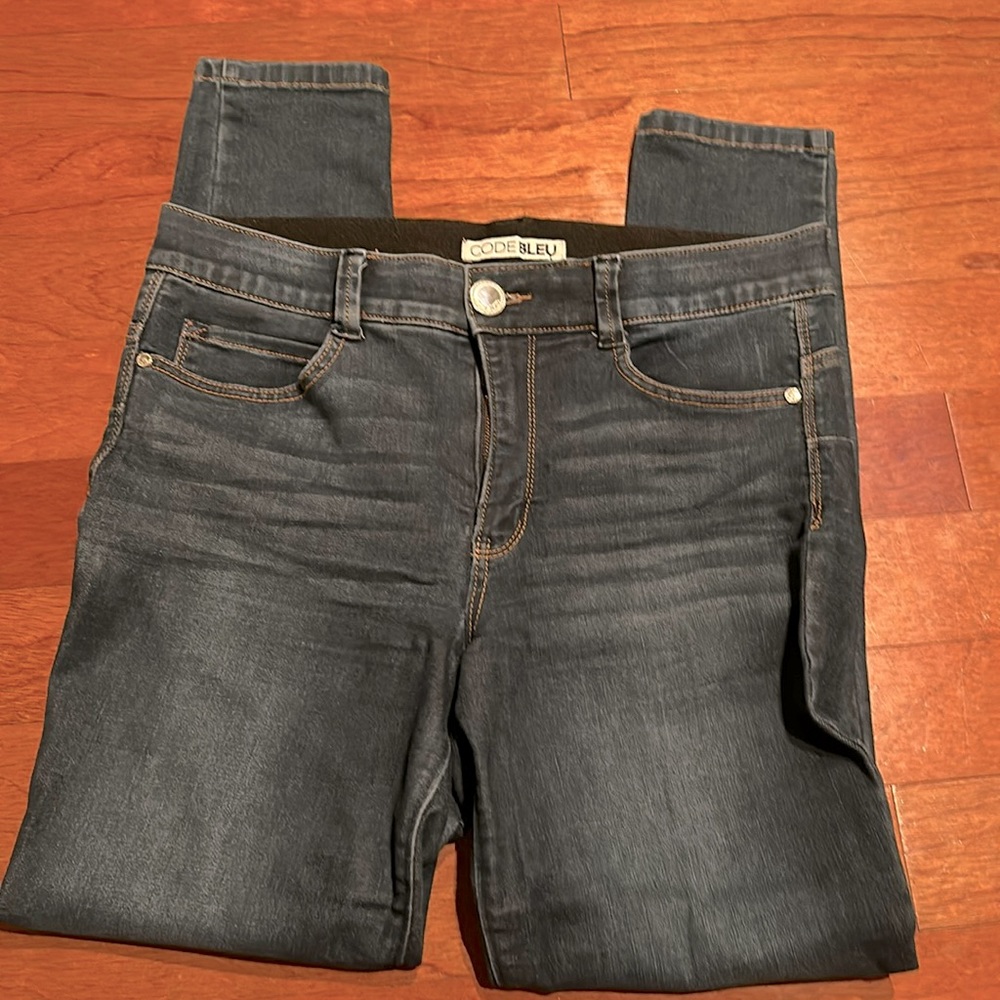 Code Bleu - F'AB" Body Sculpt Skinny Ankle Jeans - Size 10